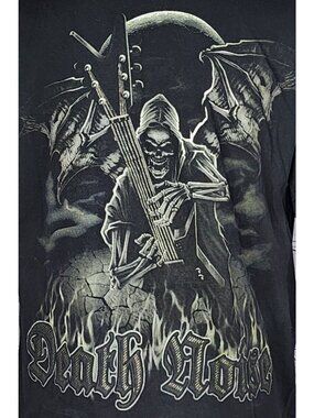 Grim Reaper Guitar Death Noise Metal Music Band Tee Shirt Size XL